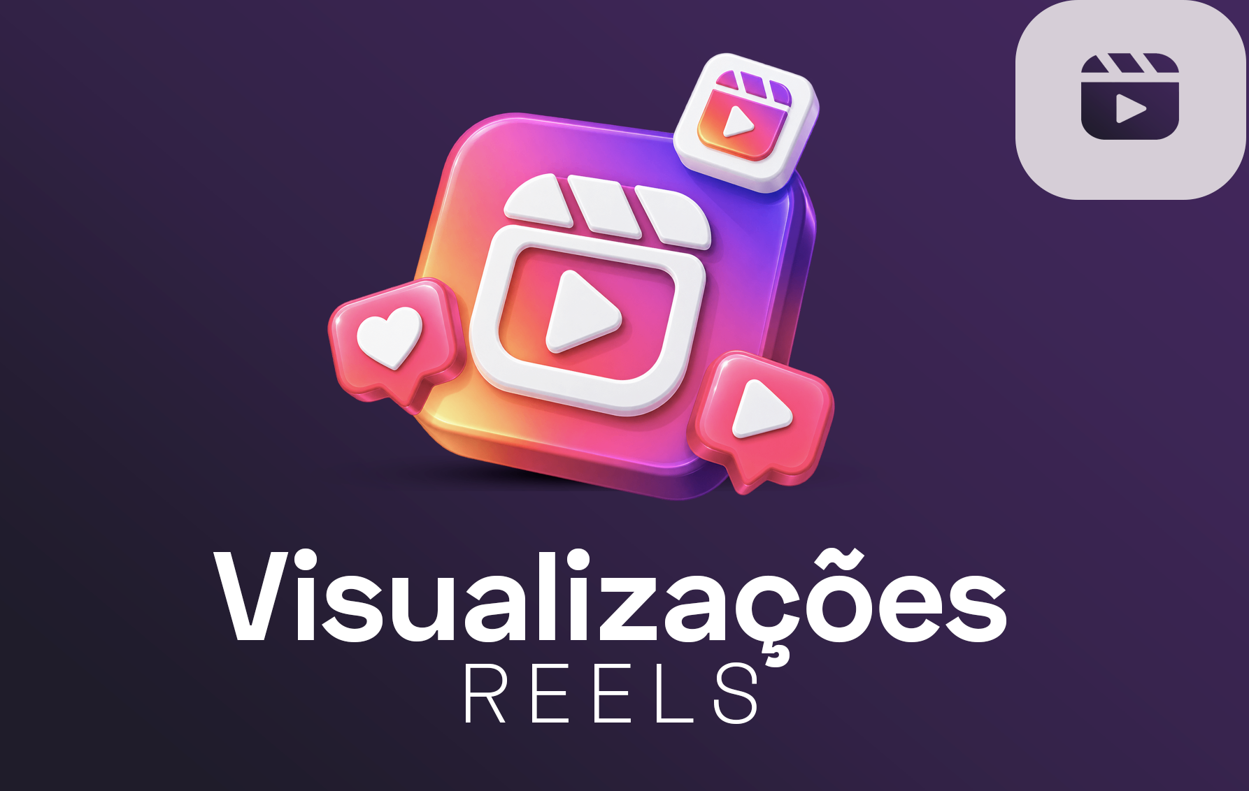 Visualização reels instagram